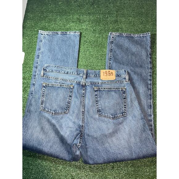 Y2K Gap 1969 Easy Fit Men's 35x32 Relaxed Straight Jeans - Picture 3 of 11